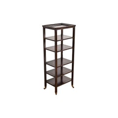 Baker Furniture Modern Regency Mahogany Étagère