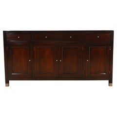 Baker Furniture Modern Regency Mahagoni Anrichte Buffet oder Bar Kabinett