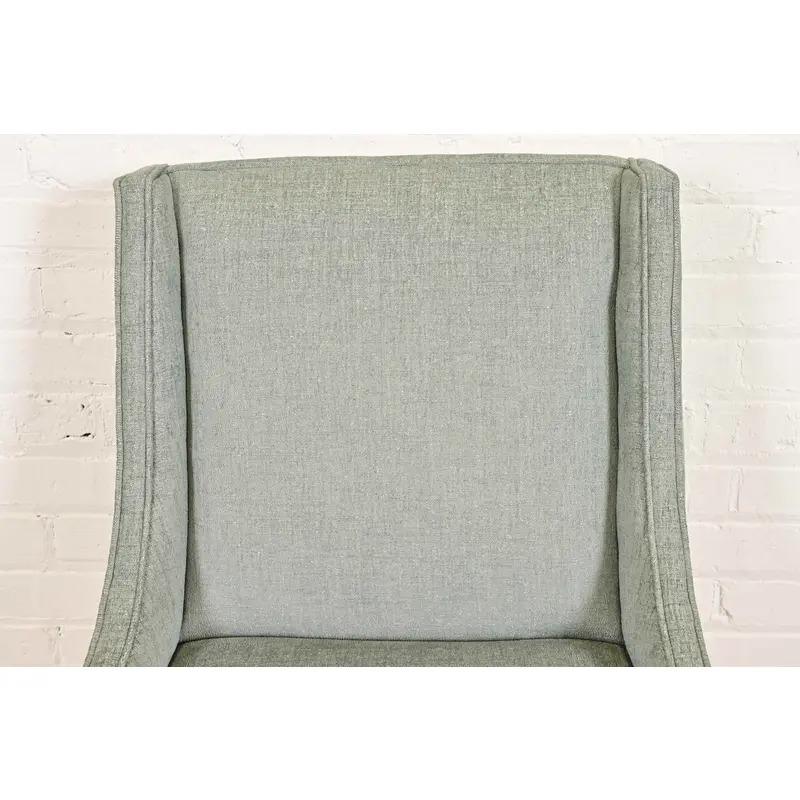 Baker Furniture Modern Regency Mahagoni Slipper Stühle oder Esszimmerstühle, Paar im Angebot 1