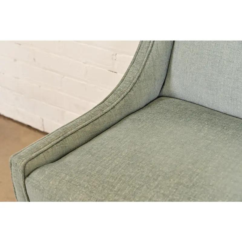 Baker Furniture Modern Regency Mahagoni Slipper Stühle oder Esszimmerstühle, Paar im Angebot 2