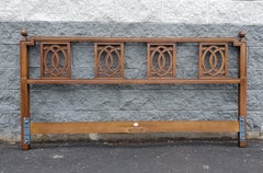 Baker Furniture Neoclassical Style Walnut King Size Headboard