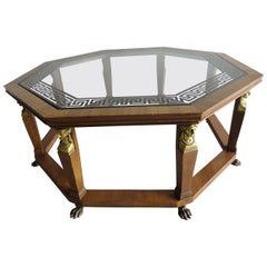 Baker Furniture Octagonal Coffee Table