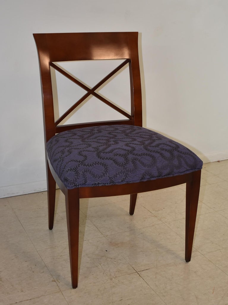 Baker Furniture Oval Dining Table and Chairs "Archetype" Designed by M