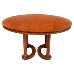Baker Furniture Oval Erweiterung Tisch mit 2 Blätter