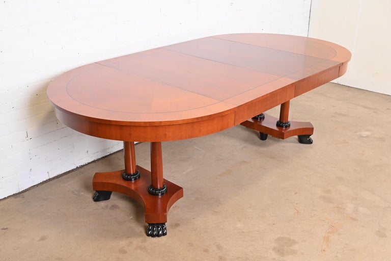 Baker Furniture Palladian Collection Neoclassical Cherry Extension