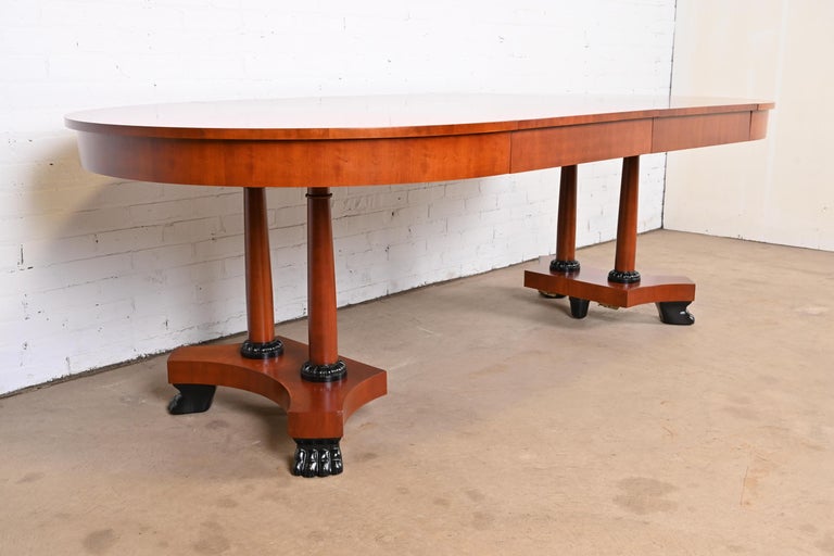 Baker Furniture Palladian Collection Neoclassical Cherry Extension