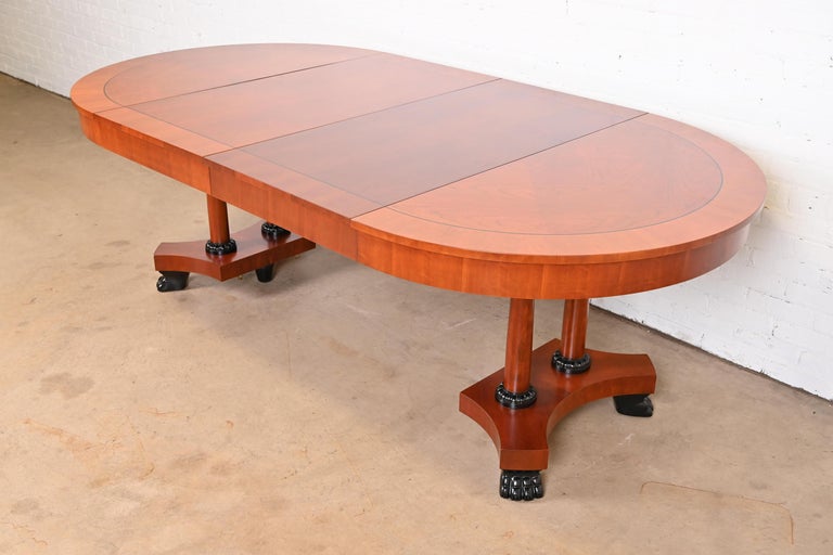 Baker Furniture Palladian Collection Neoclassical Cherry Extension