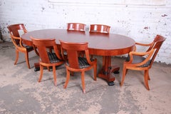 Baker Furniture Palladian Collection Neoclassical Cherrywood Dining Set