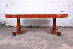 Baker Furniture Palladian Collection Neoclassical Cherry Wood Dining Table