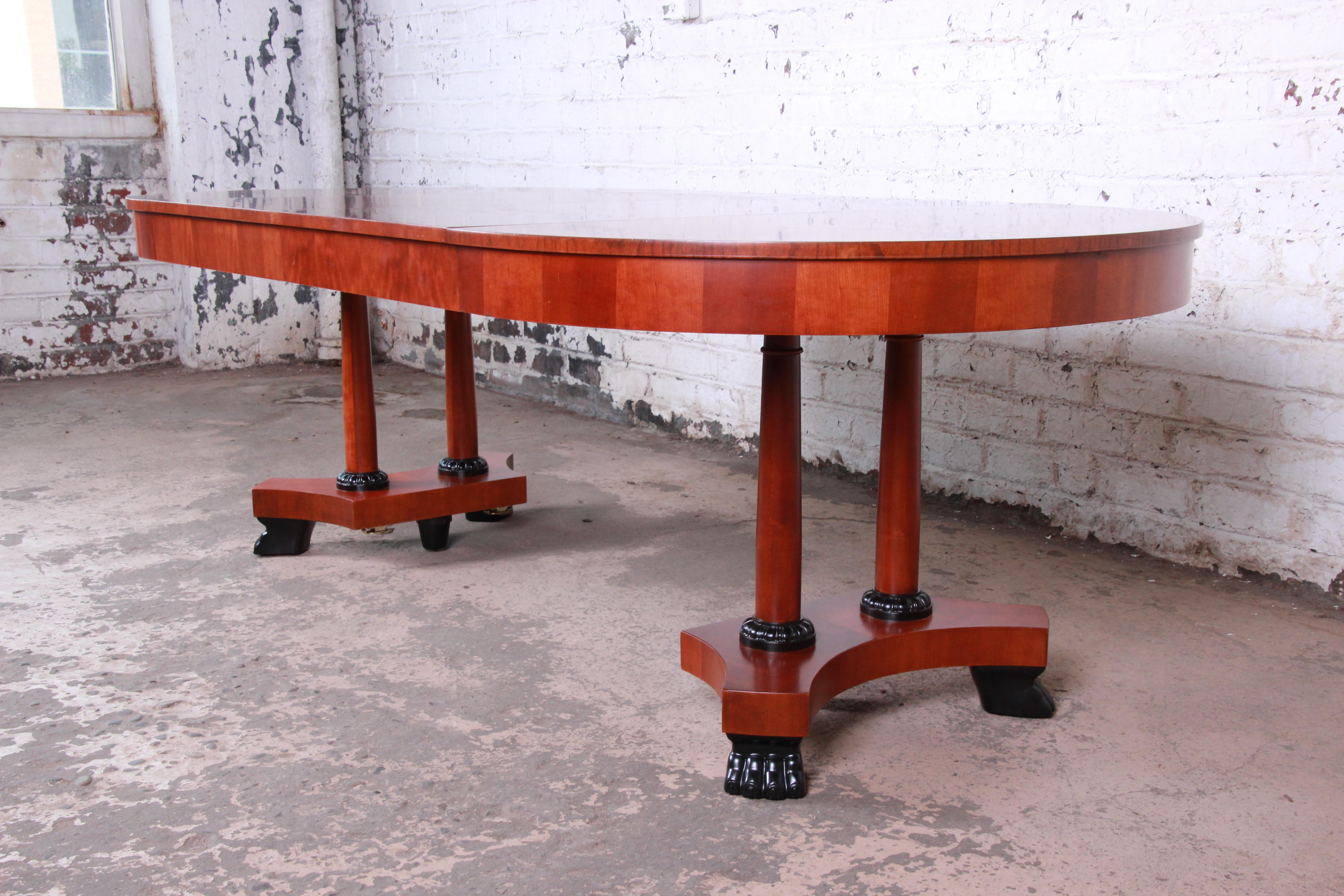 cherry wood entry table