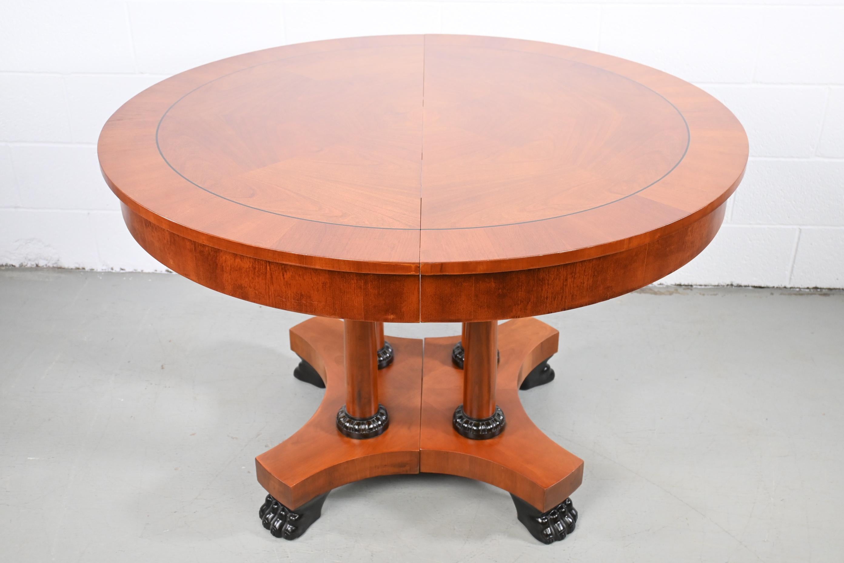 Baker Furniture Palladian Round Extension Dining Table 4