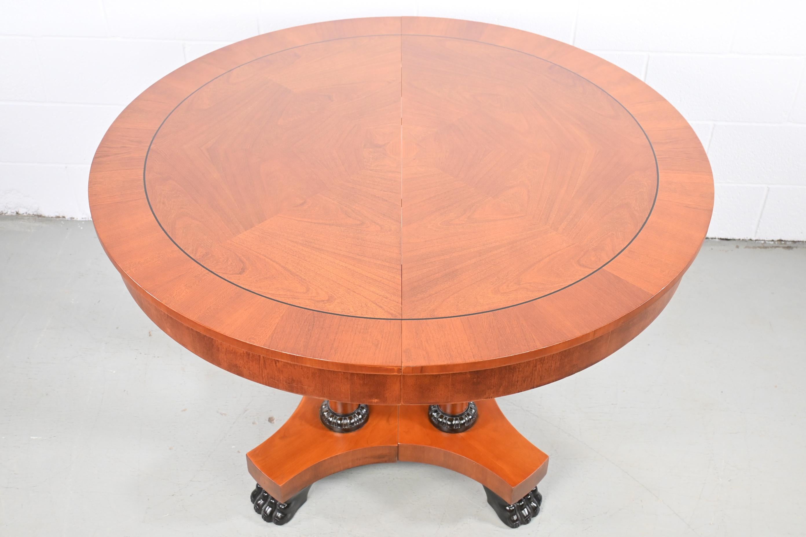Baker Furniture Palladian Round Extension Dining Table 5