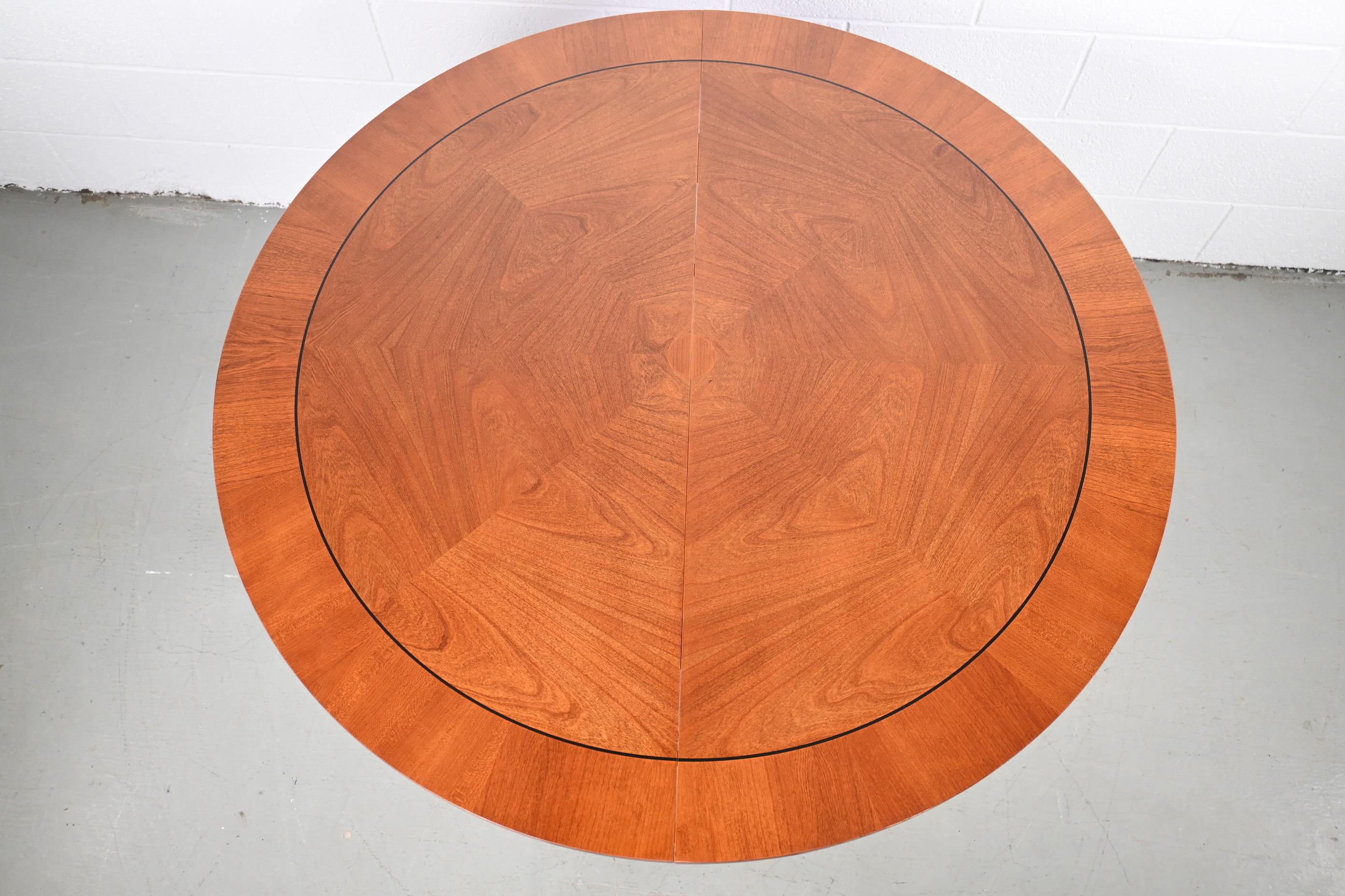 Baker Furniture Palladian Round Extension Dining Table 6