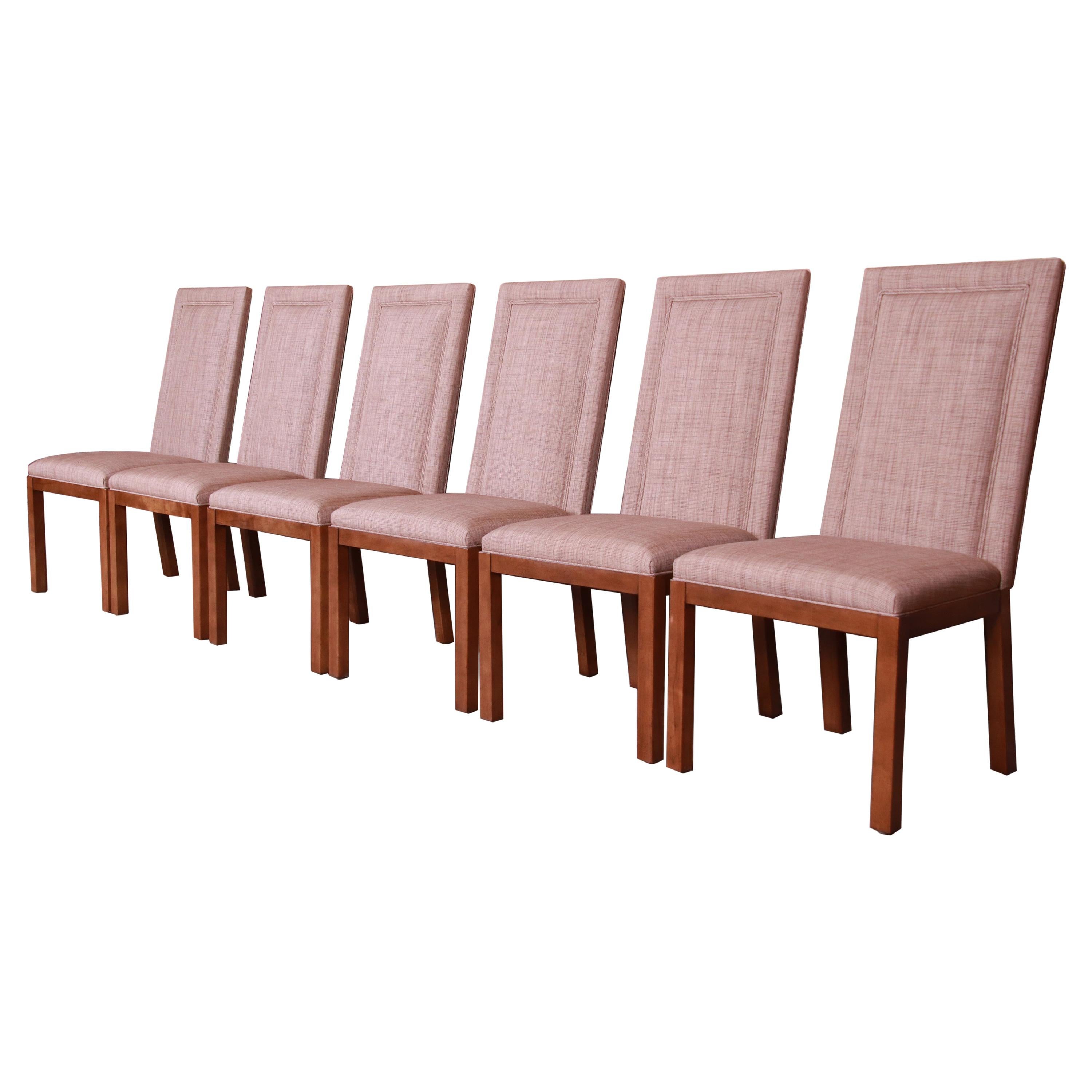 Baker Furniture Parsons Dining Chairs, Newly Reupholstered