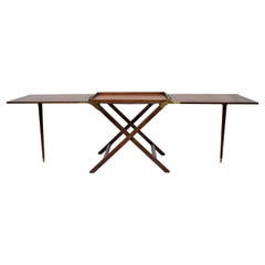 Baker Furniture Party Butler Table with Removable Tray and Butterfly Top
