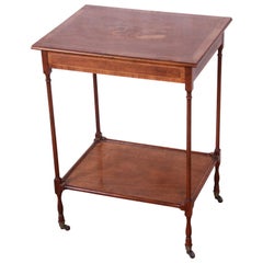 Baker Furniture Petite Inlaid Mahogany Marquetry Side Table