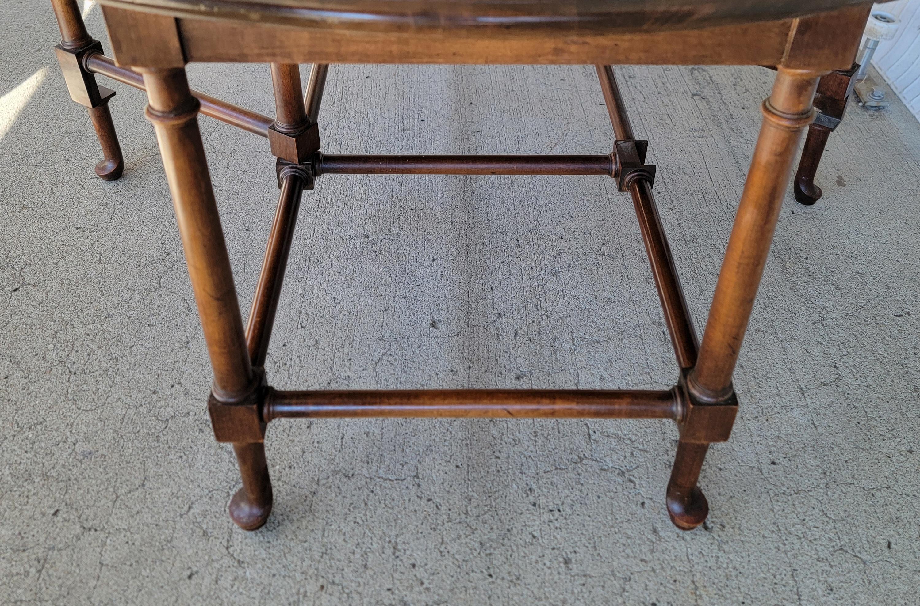20th Century Baker Furniture Queen Anne Style Coffee Table
