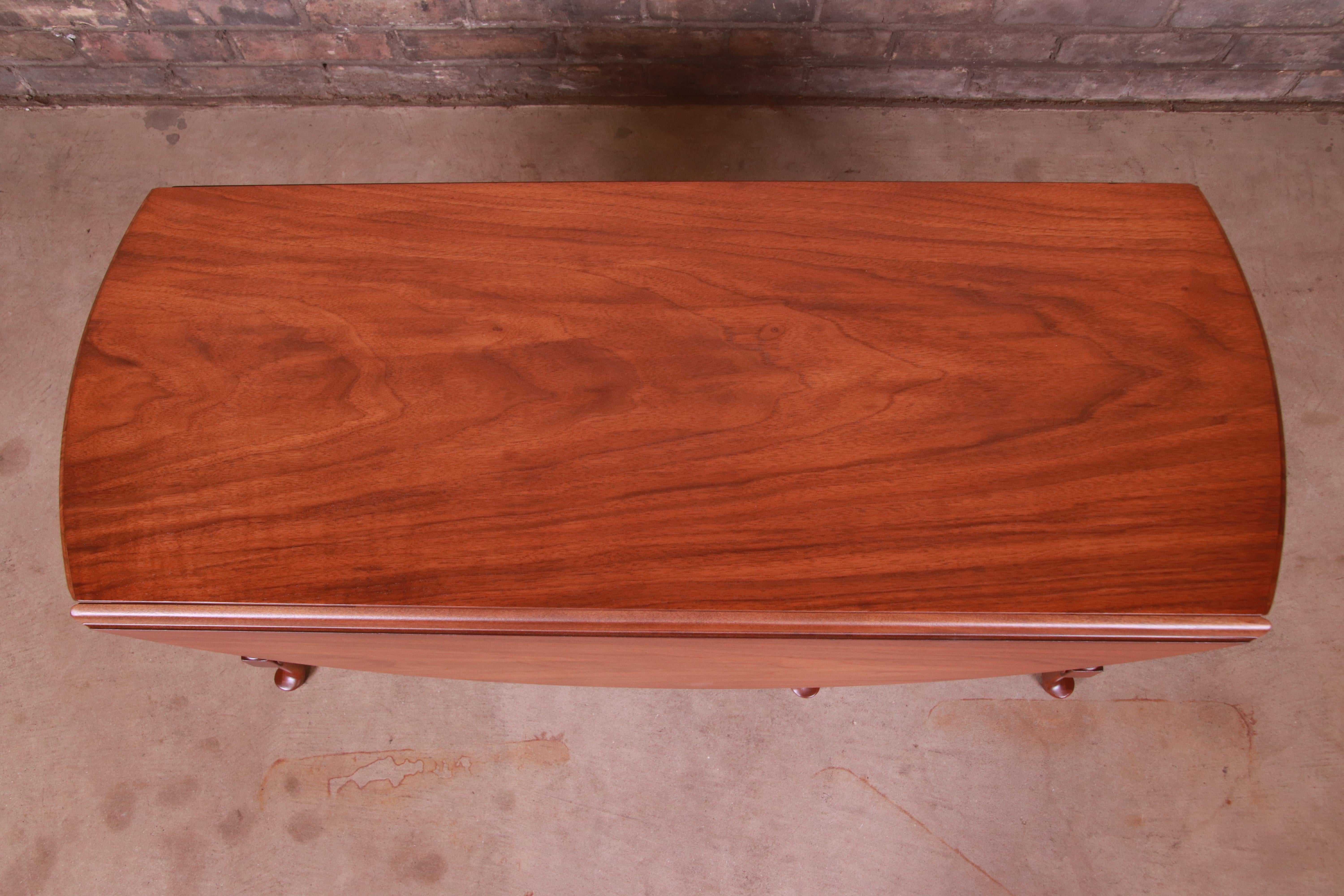 queen anne drop leaf coffee table