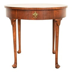 Baker Furniture Queen Anne Walnut Tea Table