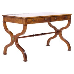 Baker Furniture Regency Burlwood Writing Desk