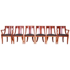 Baker Furniture Regency Dining Chairs, Set of Six
