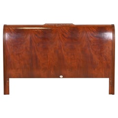 Baker Furniture Regency Flame Mahogany Queen Size Headboard