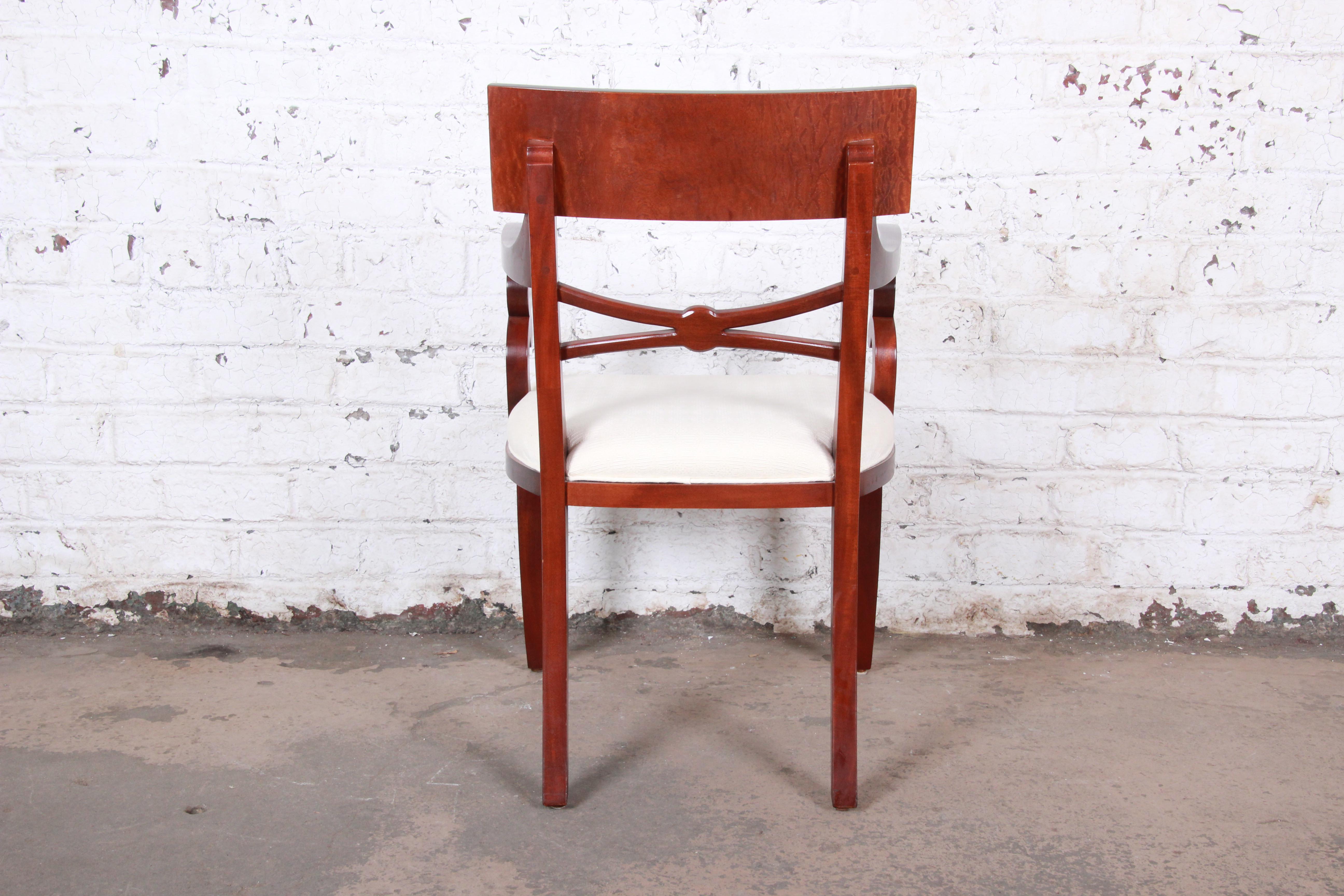 Baker Furniture Regency Mahogany Dining Chairs, Set of Six 4