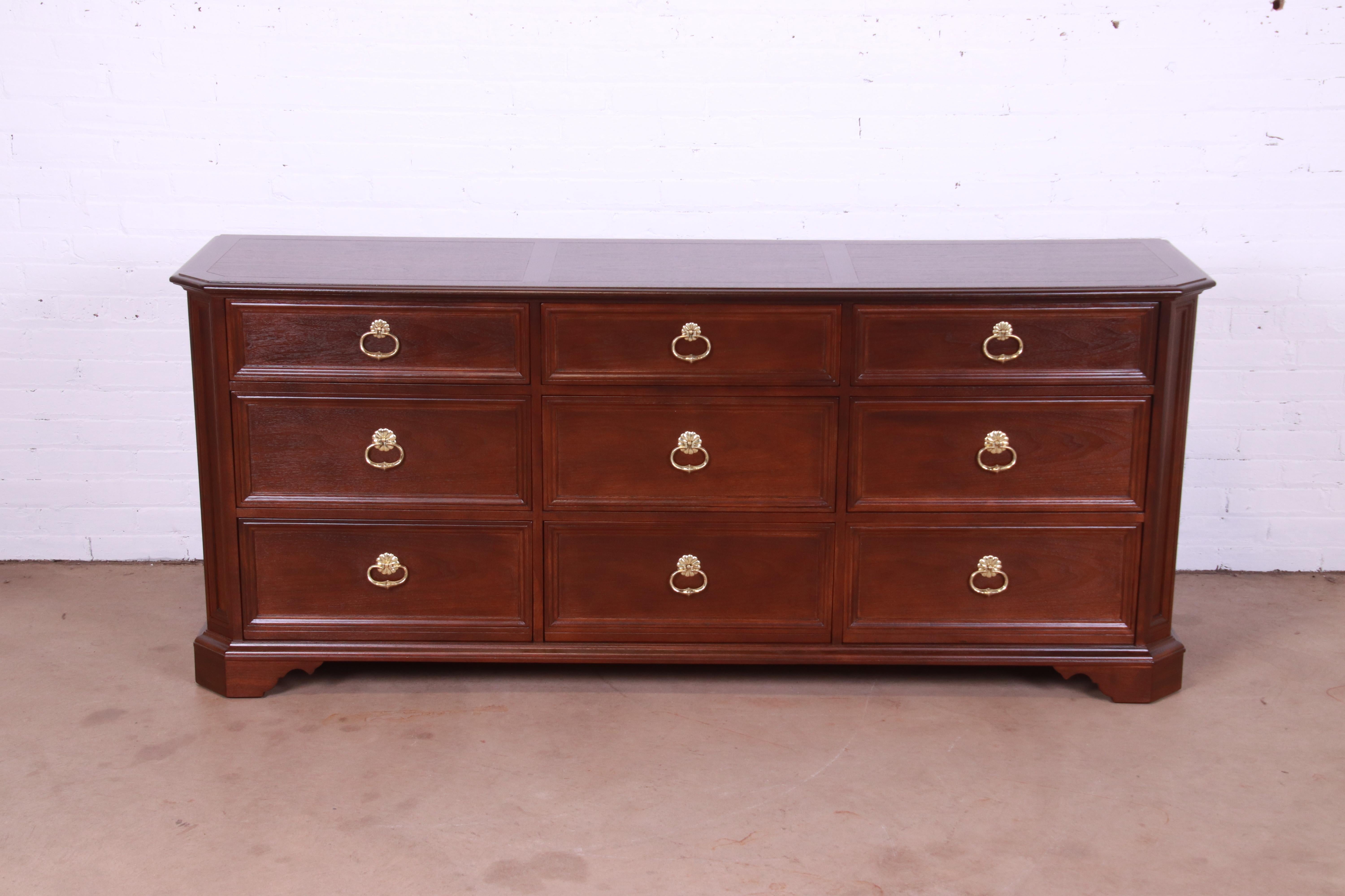 An exceptional Regency or Georgian style long dresser or credenza

By Baker Furniture, 