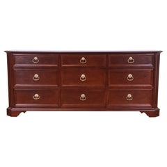 Baker Furniture Regency Mahogany Dresser or Credenza, Newly Refinished