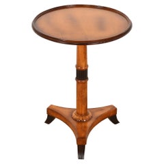 Baker Furniture Regency Pedestal Side Table