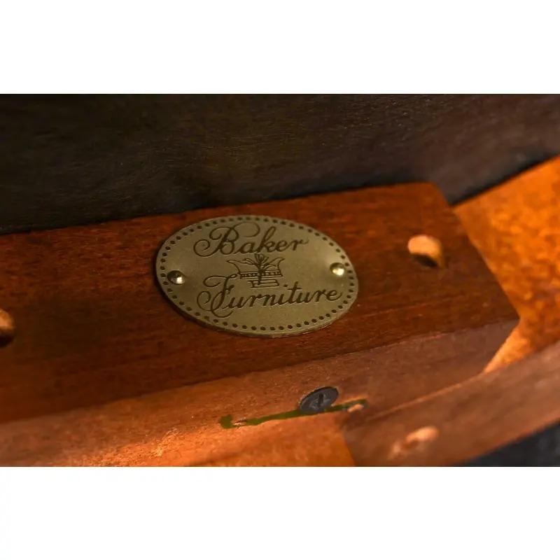 Baker Furniture Regency Solid Cherry Wood Dining Chairs, Set of Four im Angebot 5