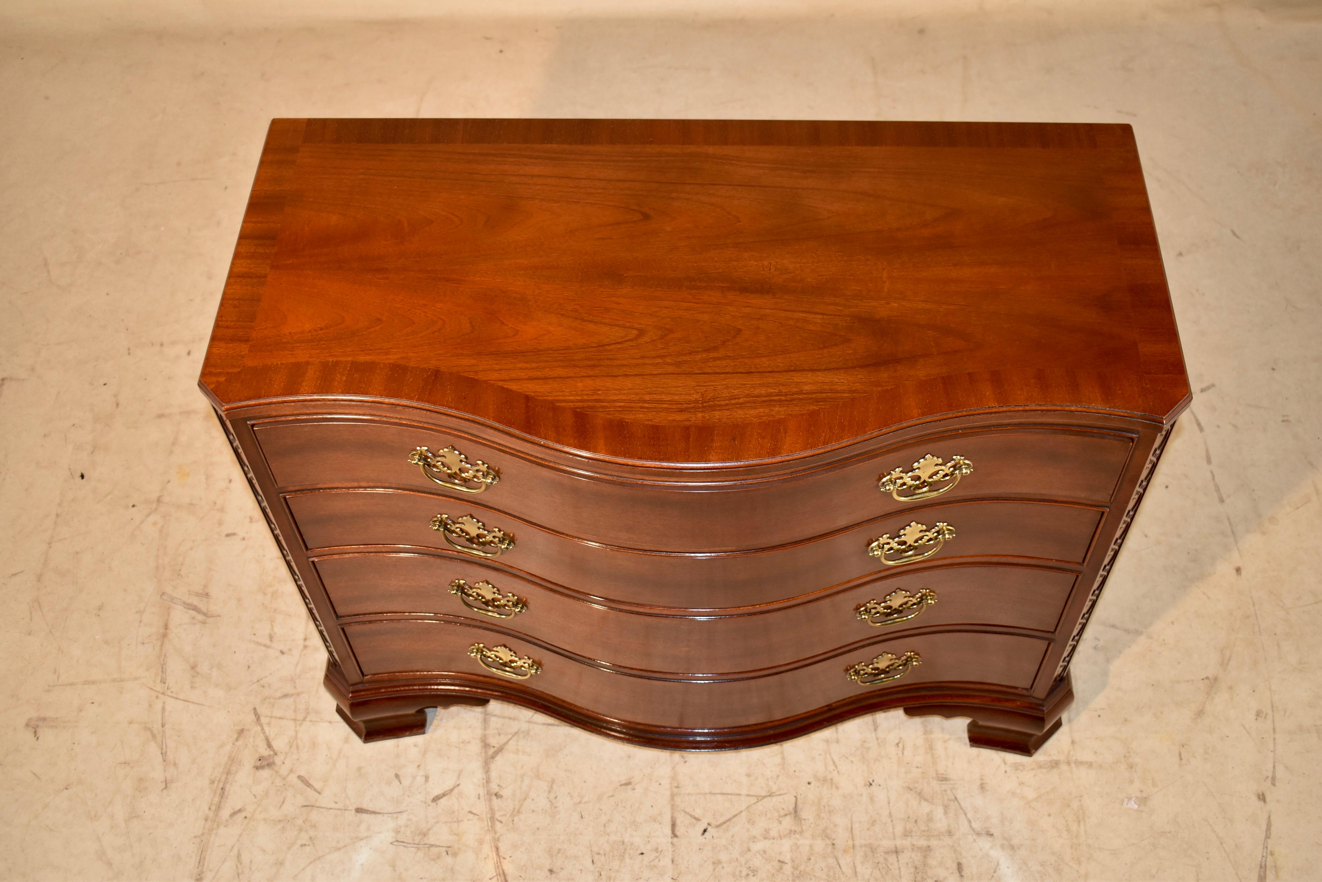 Baker Furniture Serpentinenkommode mit Schubladenschrank, ca. 1960er Jahre im Angebot 4