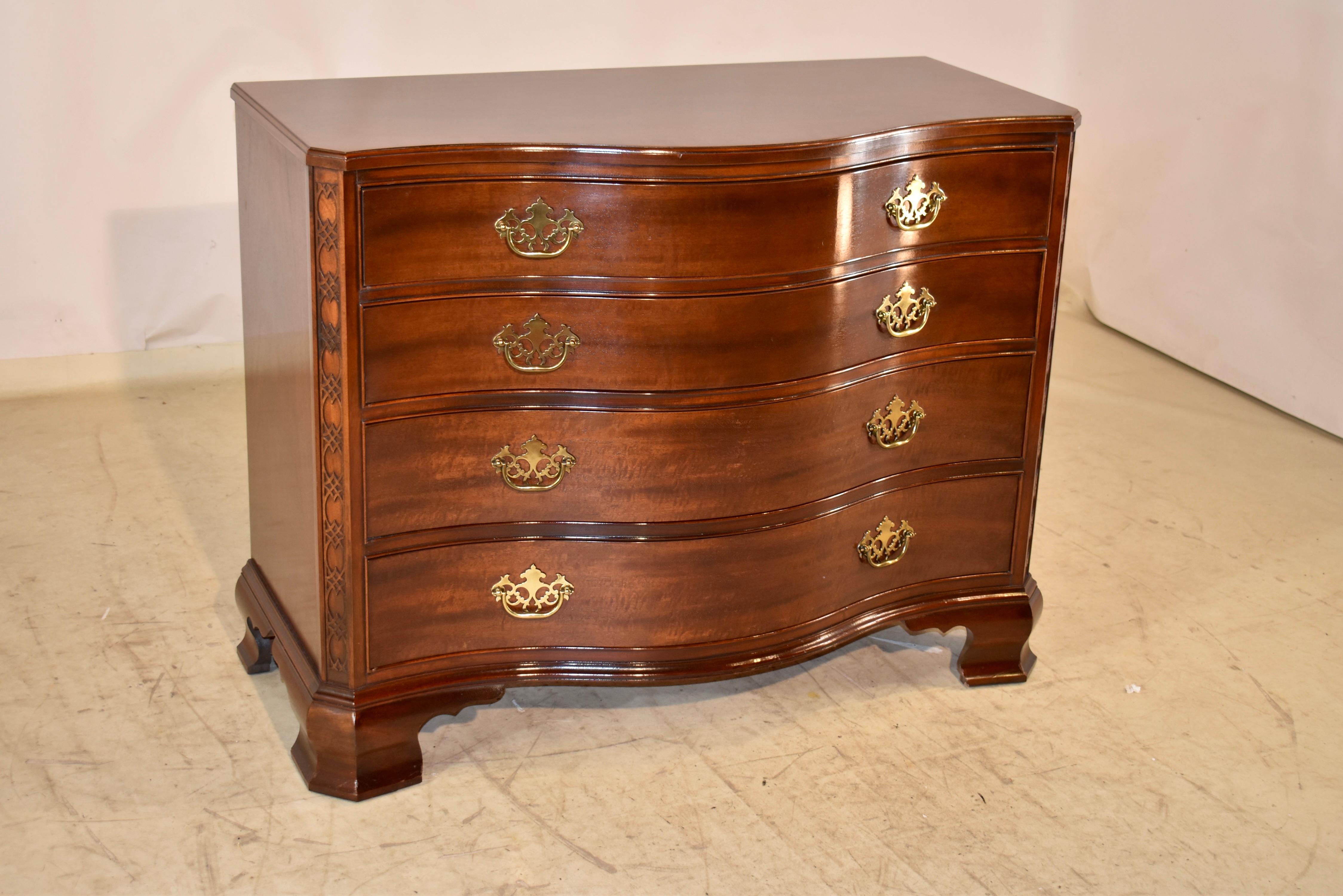Baker Furniture Serpentinenkommode mit Schubladenschrank, ca. 1960er Jahre (amerikanisch) im Angebot