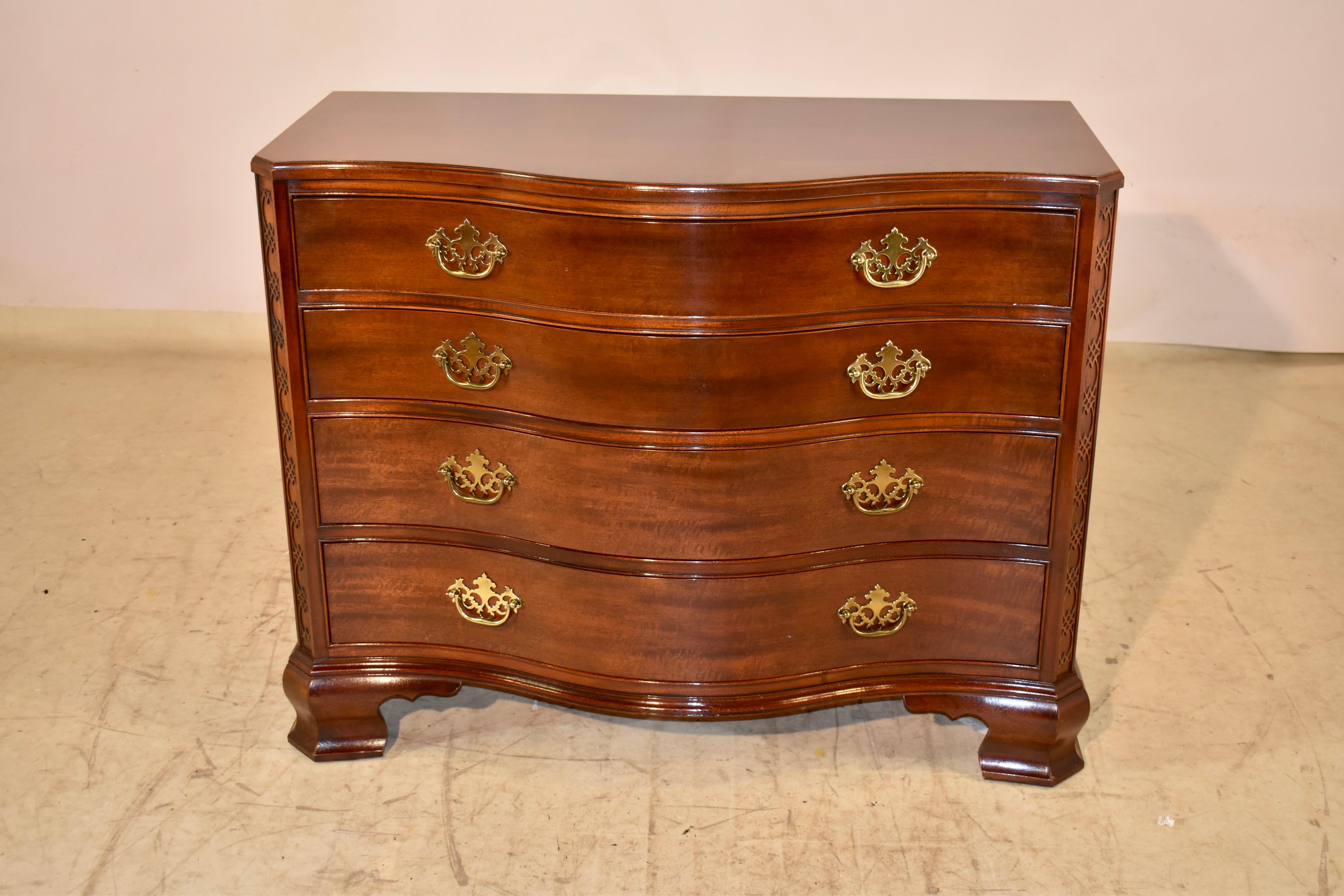 Baker Furniture Serpentinenkommode mit Schubladenschrank, ca. 1960er Jahre im Angebot 2