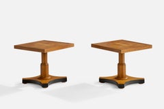 Baker Furniture, Side Tables, Walnut, USA, 1940s