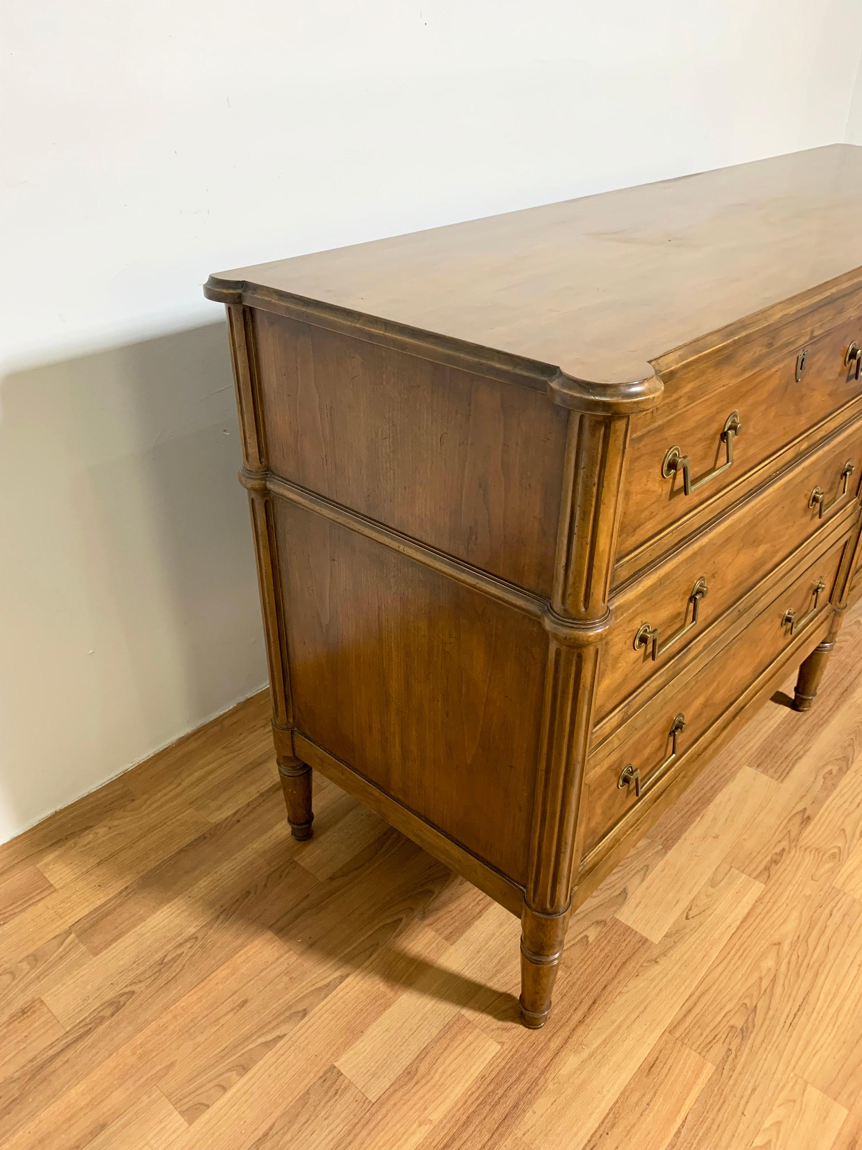 Baker Furniture Six Drawer Dresser in the English Regency Style, Circa 1950s 4