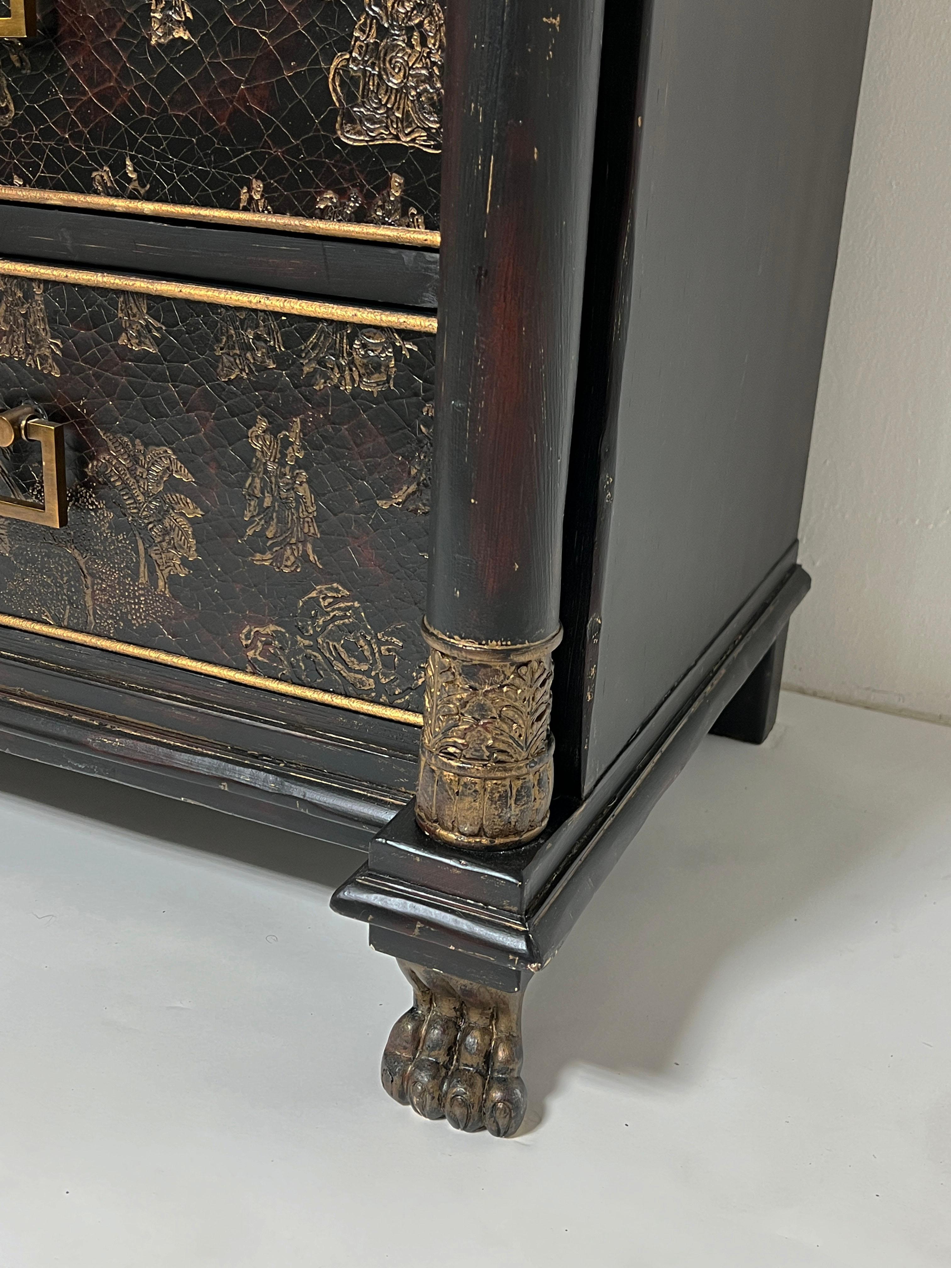 Baker Furniture Stately Homes Collection George III Chinoiserie Style Dresser For Sale 3