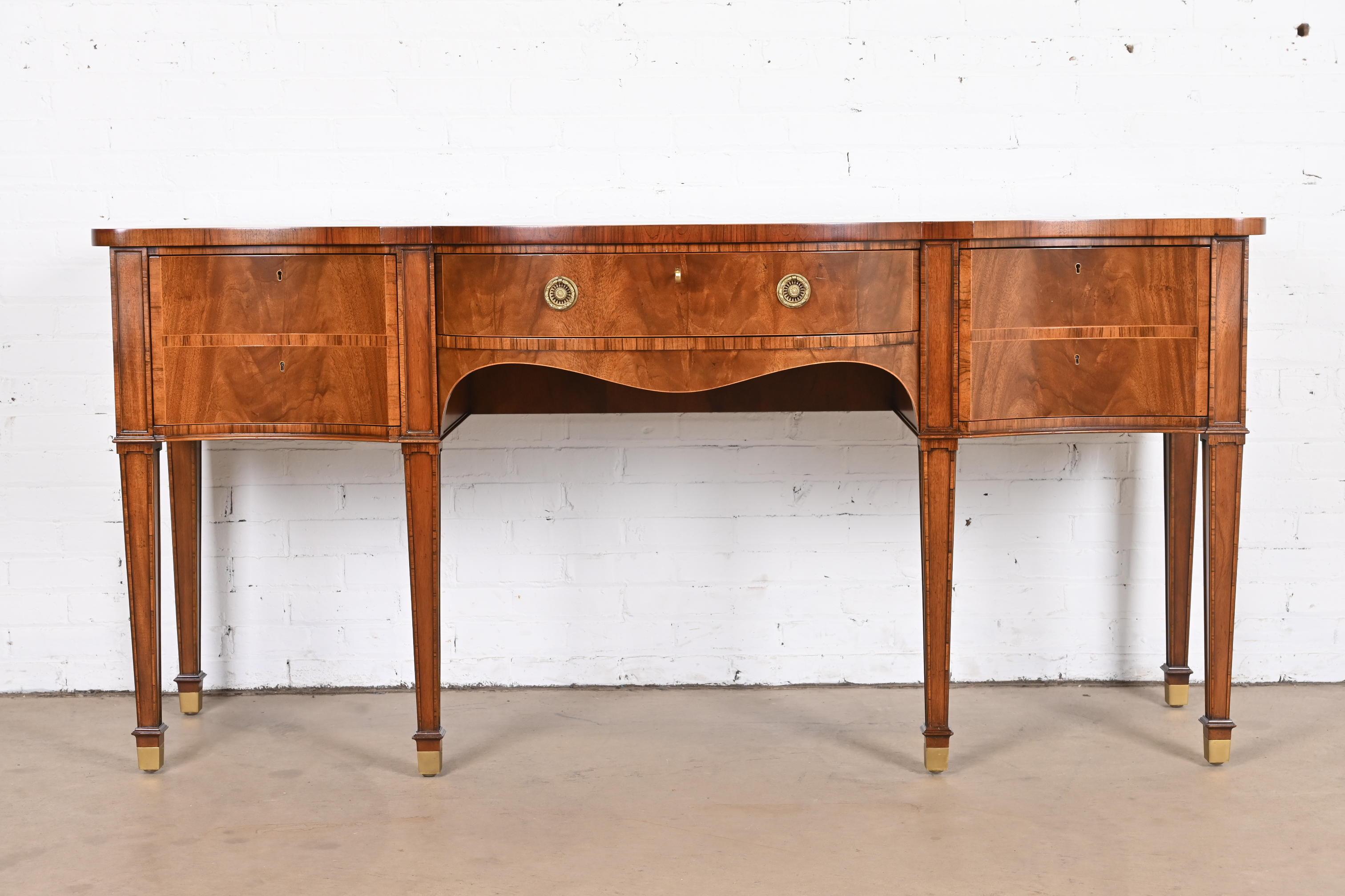 A rare and exceptional Georgian or Hepplewhite style sideboard or credenza

From the exclusive 