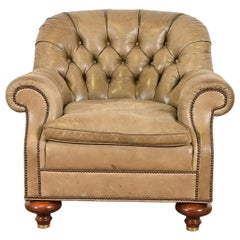 Baker Furniture Stately Homes Collection Late Victorian Leather Club Chair