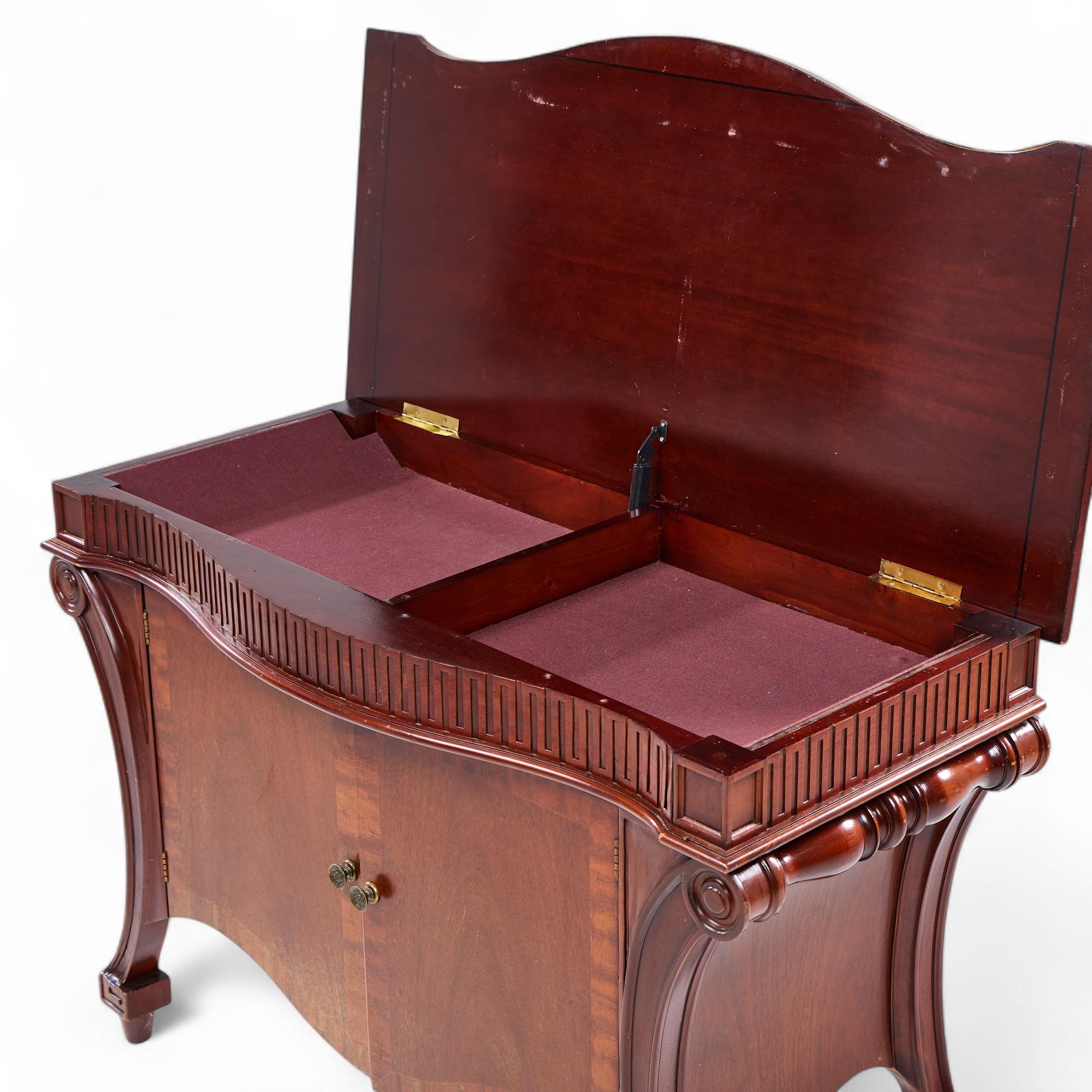 Baker Furniture Stately Homes Collection Mahogany Commode Credenza For Sale 4