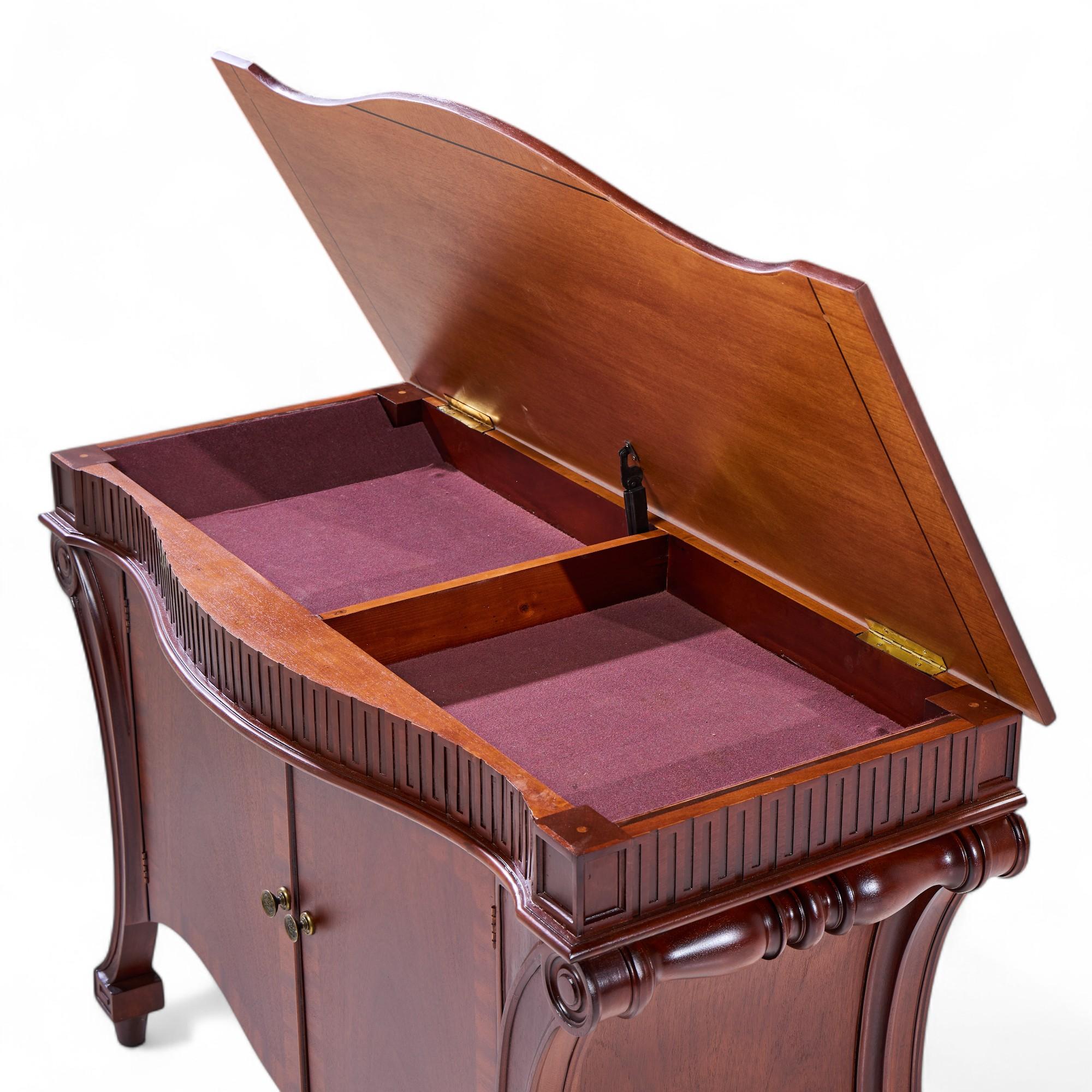 Baker Furniture Stately Homes Collection Mahogany Commode Credenza For Sale 4