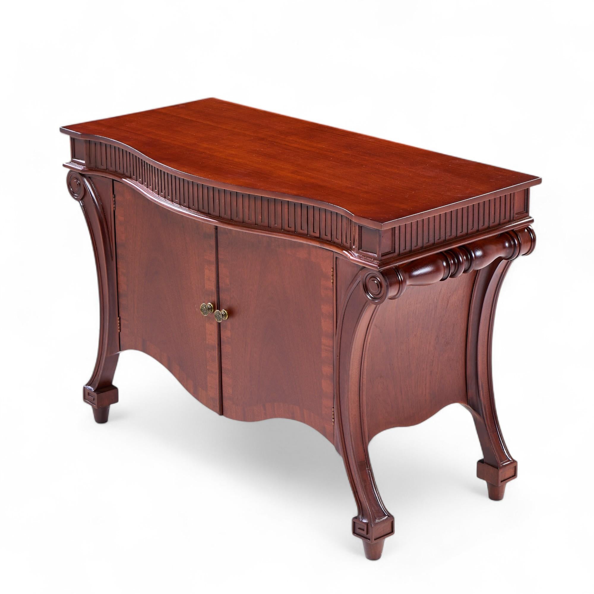 Baker Furniture Stately Homes Collection Mahogany Commode Credenza For Sale 5