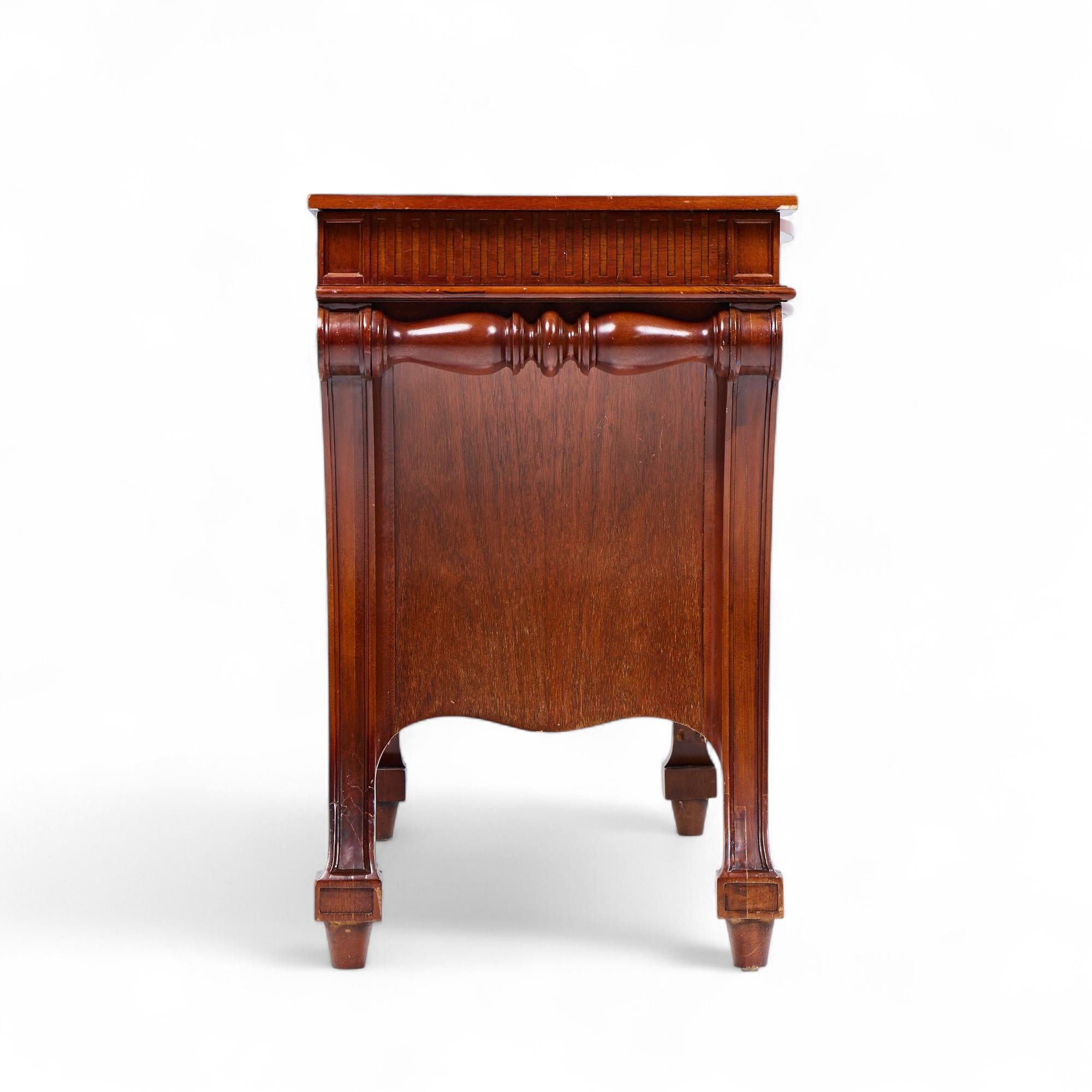 Baker Furniture Stately Homes Collection Mahogany Commode Credenza In Good Condition For Sale In Franklin Park, IL