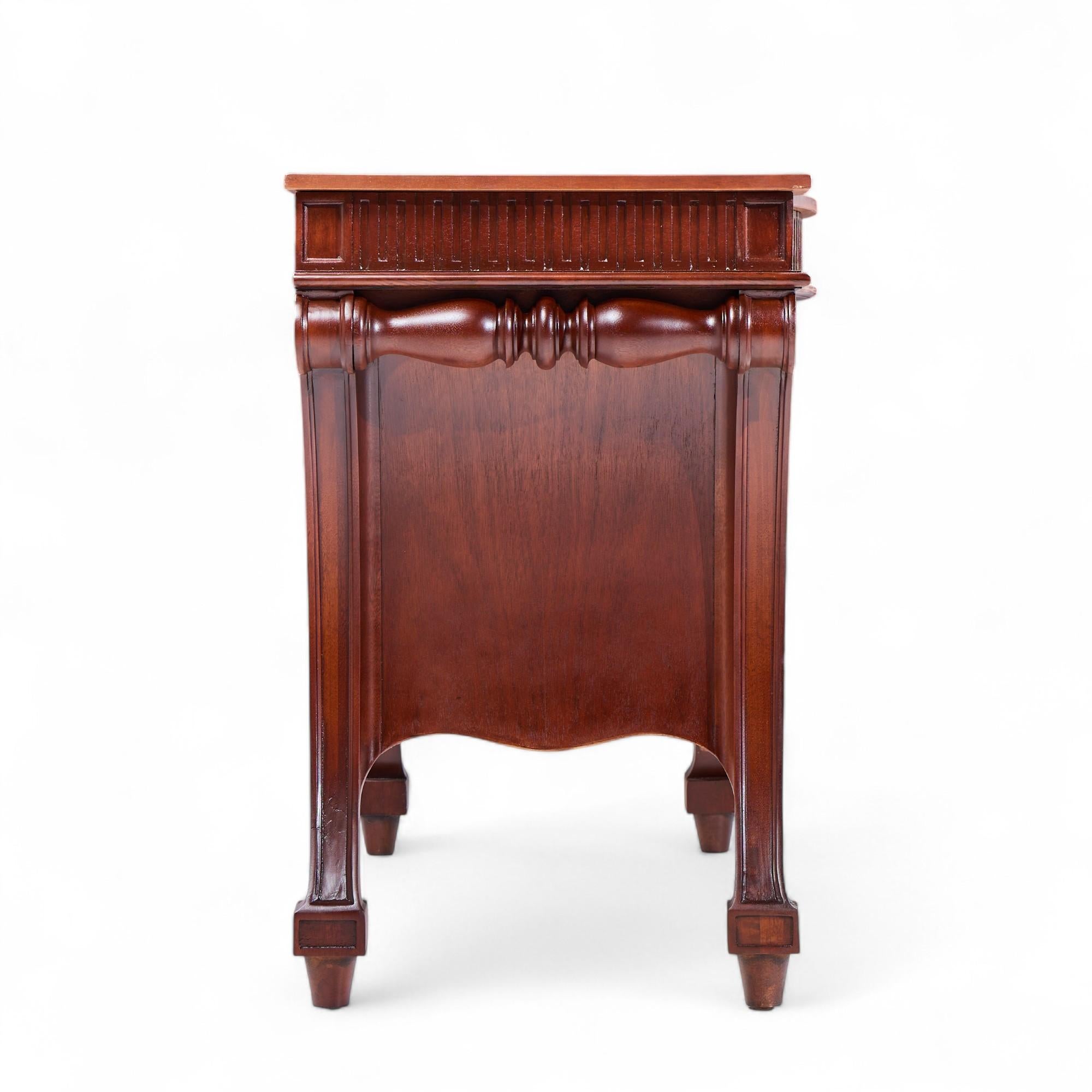 Baker Furniture Stately Homes Collection Mahogany Commode Credenza In Good Condition For Sale In Franklin Park, IL