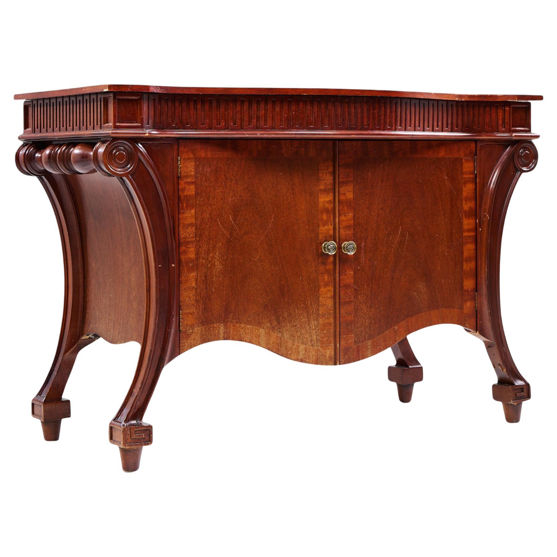 Baker Furniture Stately Homes Collection Mahogany Commode Credenza For Sale