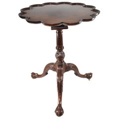 Baker Furniture Stately Homes Tavolo in mogano Chippendale con piano inclinabile