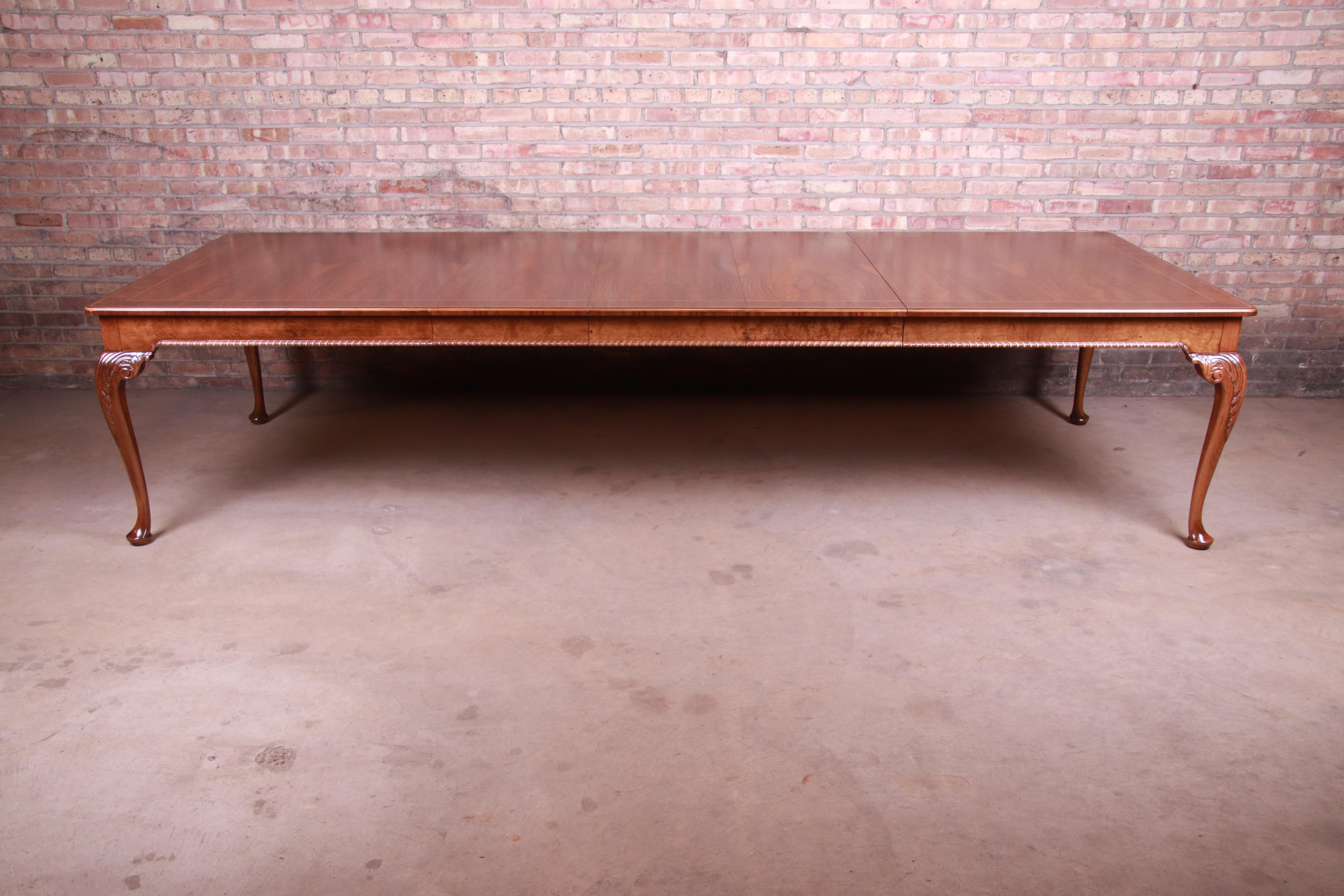 An important and rare Queen Anne extension dining table

By Baker Furniture 