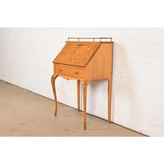 Baker Furniture Style Antique French Provincial Secretary Desk, Circa 1890s