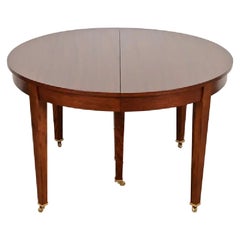 Baker Furniture Style Louis XVI Extension Dining Table, Newly Refinished