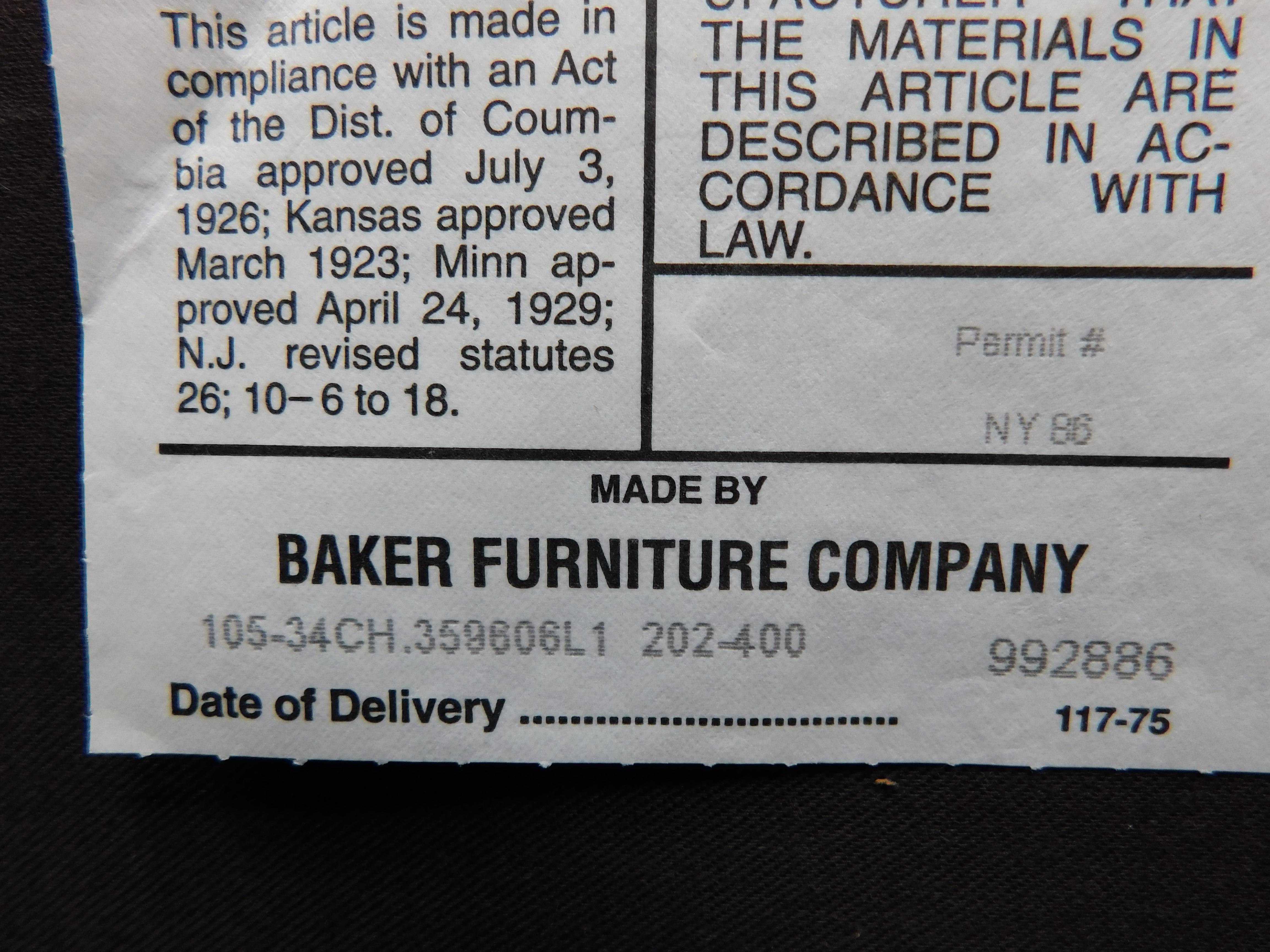 Baker Furniture Suede Club Chars by Coach Co. - a Pair For Sale 12